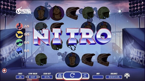 Výherní automat Nitro Circus