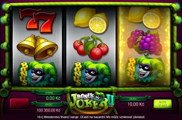 Recenze automatu Bonus Joker 2 - bonus hra