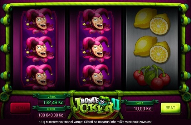 Recenze automatu Bonus Joker 2 - žolíci