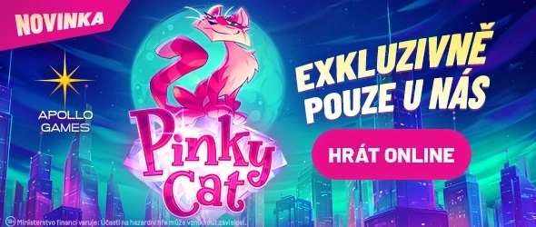 Automat Pinky Cat exkluzivně na Apollo Games