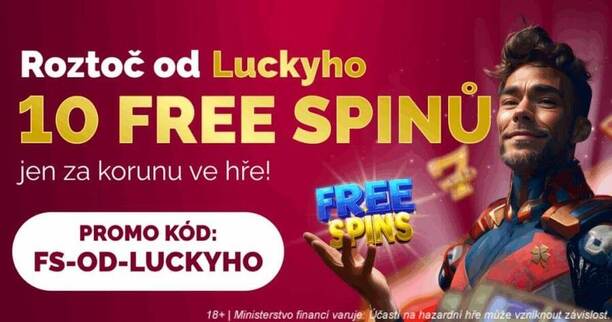 LuckyBet: získejte s promo kódem 10 free spinů