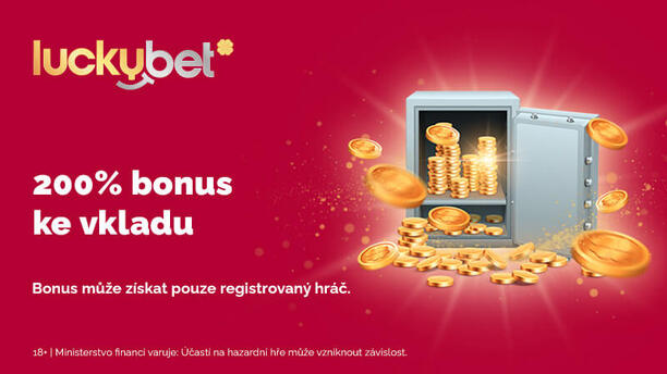 Registrujte se u LuckyBetu ZDE a využijte bonus až 100 000 Kč