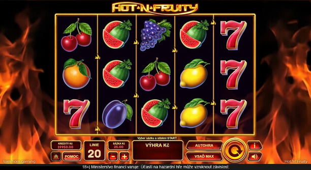 Zahrajte si automat Hot N Fruity ZDE