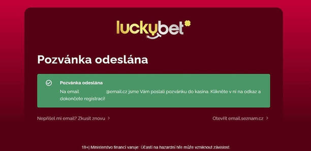 Přejděte na svůj e-mail a potvrďte, že je váš