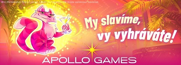 1. narozeniny online casina Apollo Games