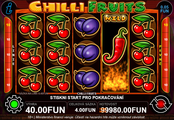 Výherní automat Chilli Fruits