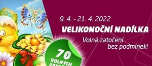 Velikonoční nadílka u SYNOT TIP začíná! Získejte až 70 free spinů