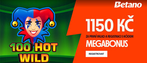 Casino Betano nabízí novým hráčům bonusy v hodnotě až 1 150 Kč