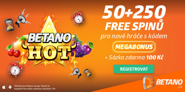 Využijte registrační promo kód MEGABONUS