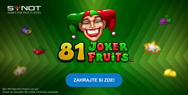 Zahrajte si výherní automat 81 Joker Fruits