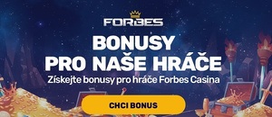 Vkladový bonus 200 % ve Forbes casinu