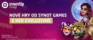 Vyzkoušejte nové a exkluzivní automaty u SYNOT TIPu.