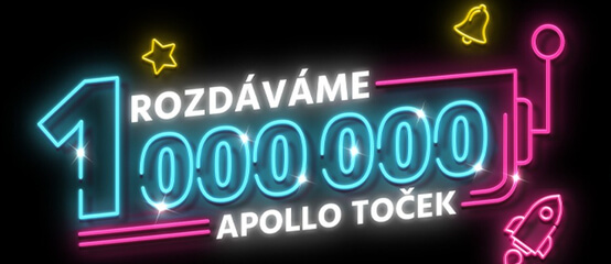 Fortuna během ledna rozdá milion toček na automatech Apollo Fortuna během ledna rozdá milion toček na automatech Apollo