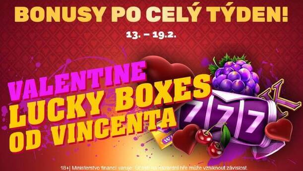 LuckyBet valentýnský kalendář plný bonusů