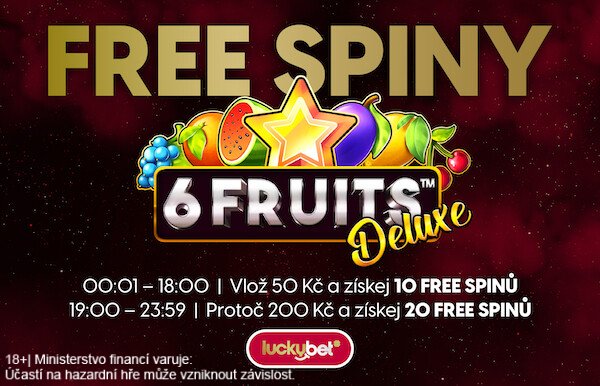 LuckyBet free spiny tento týden. Kdy a jaké točky na vás čekají?