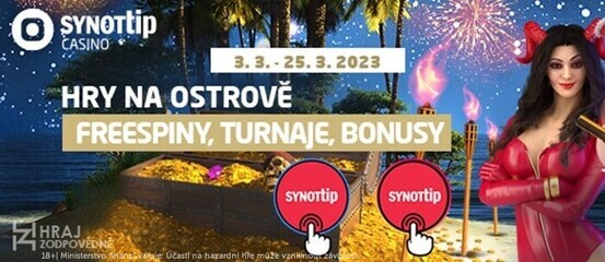 SYNOT TIP casino bonus - Hry na ostrově SYNOT TIP casino bonus - Hry na ostrově