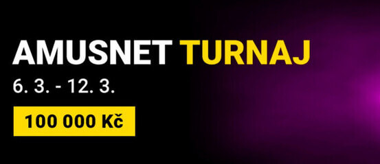 Amusnet turnaj u Fortuny o 100.000 Kč Amusnet turnaj u Fortuny o 100.000 Kč