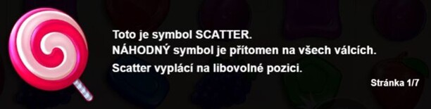 Scatter symbol v hře Sweet Bonanza od Pragmatic Play