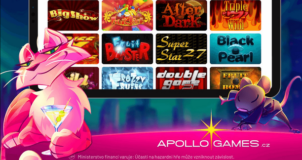 Nejhranější automaty u Apollo Games casina