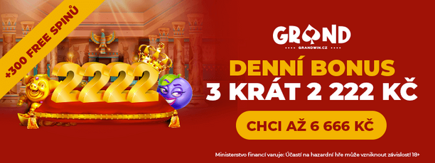 Bonus v GrandWin online casinu