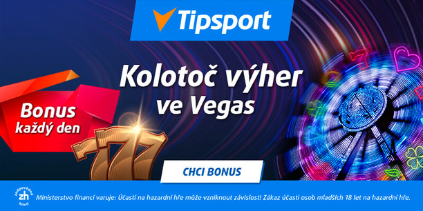 Kolotoč výher u Tipsportu: přijďte si pro bonus zdarma každý den