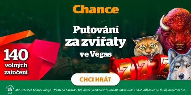 Vydejte se na Putování za zvířaty v Chance Vegas se 140 free spiny