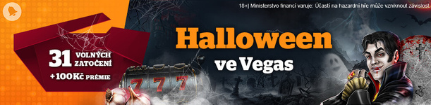 Chance Vegas slaví Halloween. Pojďte si pro 100 Kč a free spiny