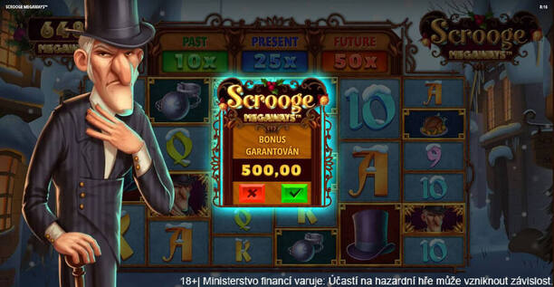 Kupte si bonus na slotu Scrooge Megaways
