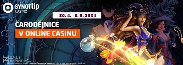 Čarodějnice jsou zpět v online casinu SYNOT TIP