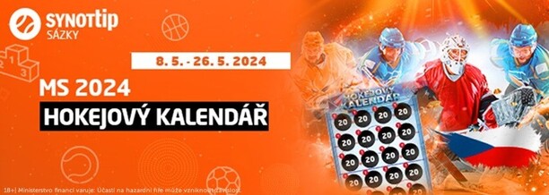 SYNOT TIP Hokejový kalendář k MS 2024