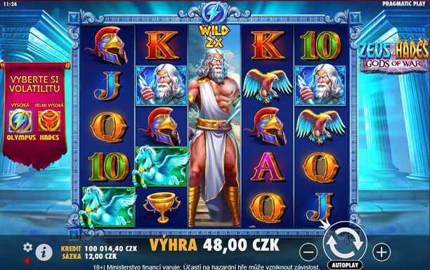 Zahrajte si automat Zeus vs Hades
