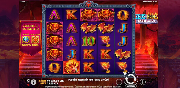 Výherní automat Zeus vs Hades – Gods of War