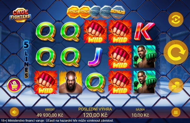 Cage Fighters v online casinu Apollo