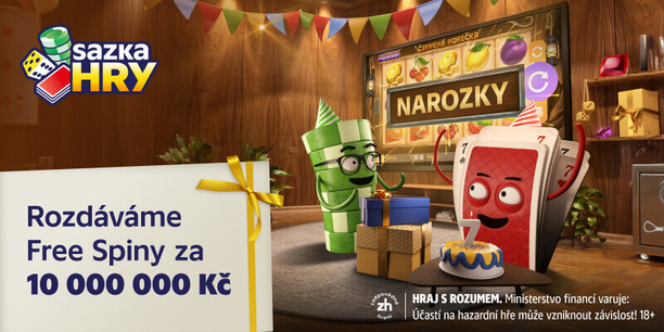 Sazka Hry slaví 7. narozeniny. Vás čeká přes měsíc oslav s bonusy