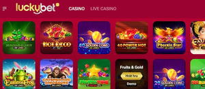 LuckyBet nabízí nejvíce haléřových her od výrobce Amusnet