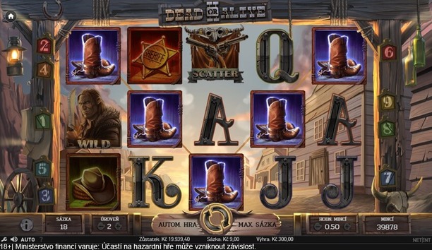 Výhra na automatu Dead or Alive 2