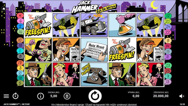 Hrací automat Jack Hammer