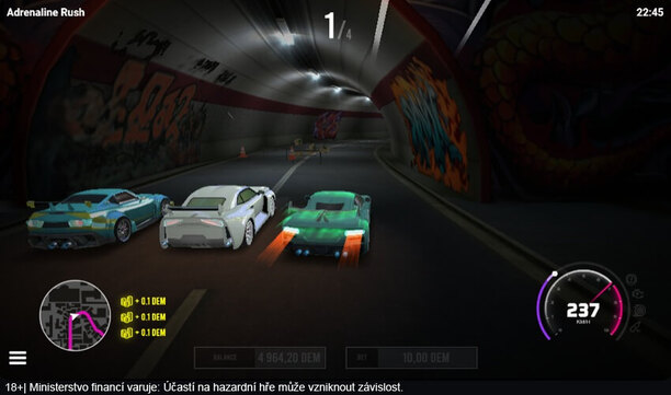 Adrenaline Rush od Evoplay