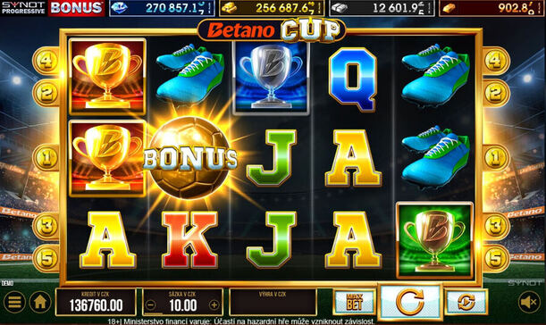 Hrací automat Betano Cup