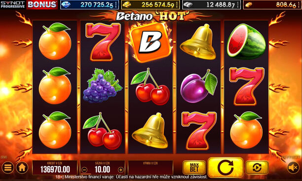 Výherní automat Betano Hot