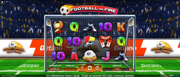 Výherní automat Football on Fire