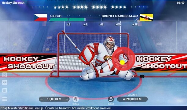 Hockey Shootout od Evoplay