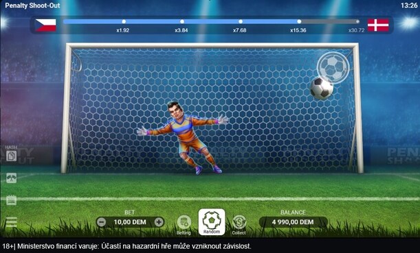 Penalty ShootOut od Evoplay