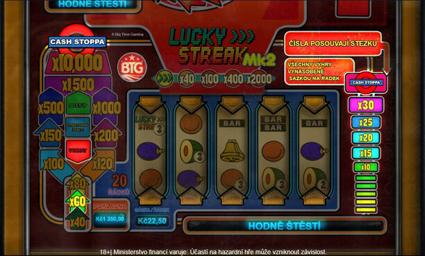 Zahrajte si výherní automat Lucky Streak Mk2
