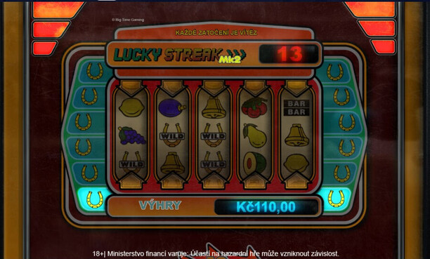 Bonusové funkce Lucky Streak Mk2 slotu