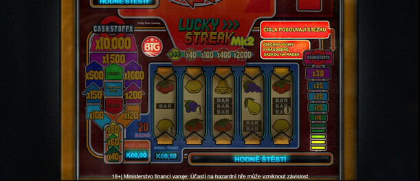 Výherní automat Lucky Streak Mk2