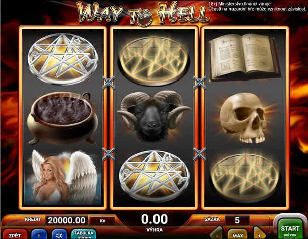 3 válcový automat Way to Hell
