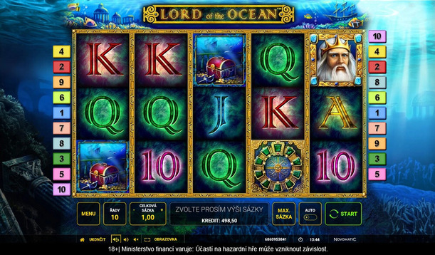 Lord of The Ocean – vodní svět plný výher